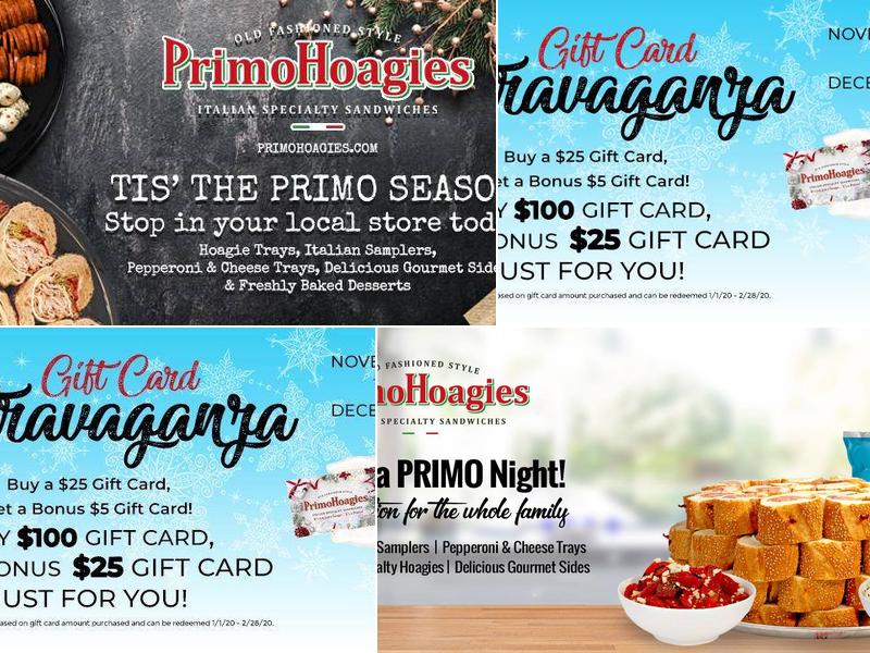 PrimoHoagies Menu