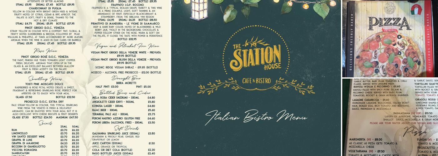 The Station House Cafe/Bistro Garforth Menu