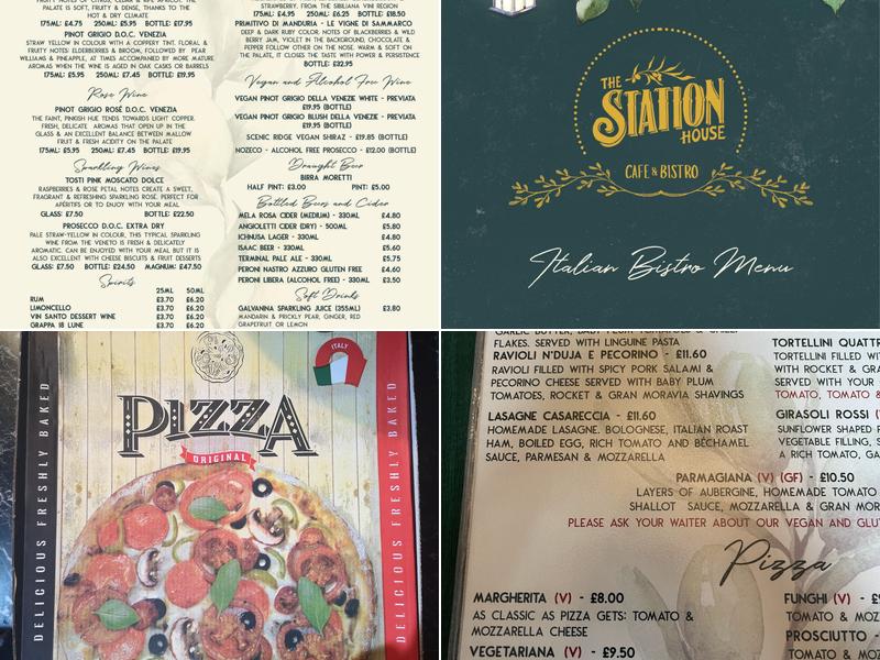 The Station House Cafe/Bistro Garforth Menu