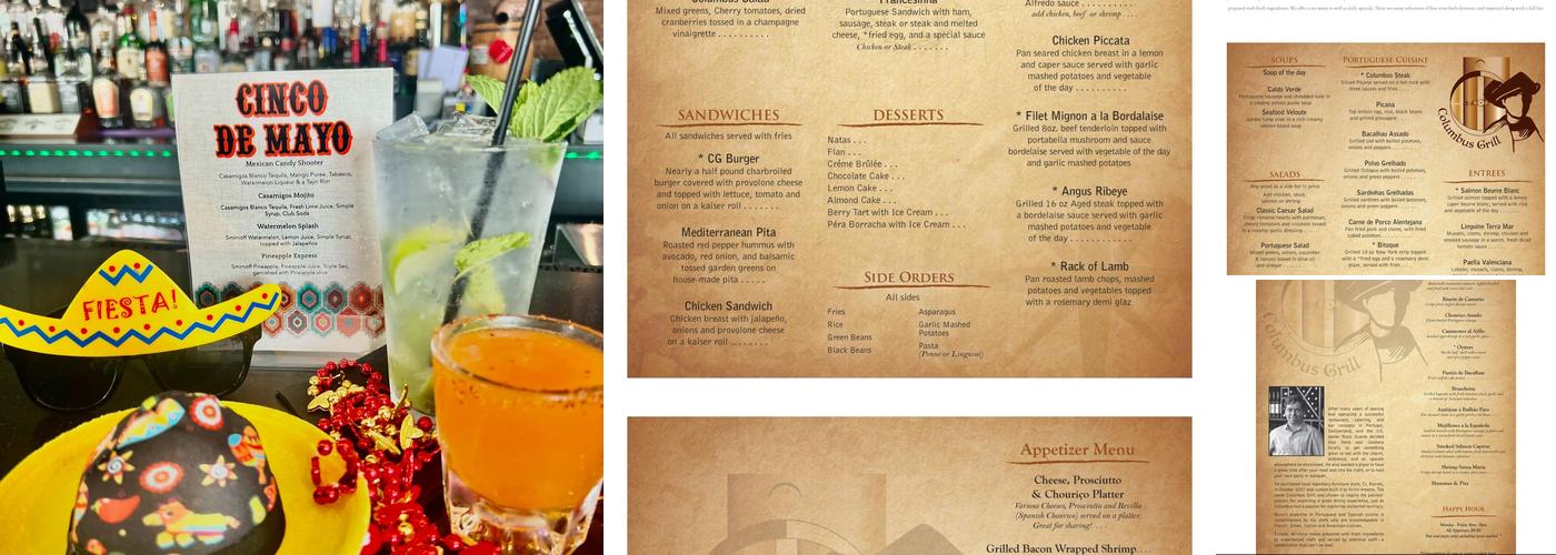 Columbus Grill Menu