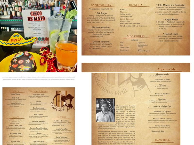Columbus Grill Menu