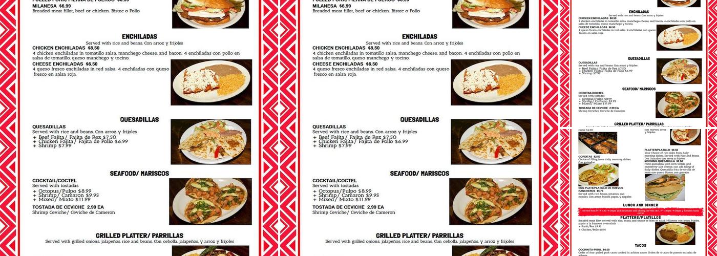 Maggie's Taqueria Menu