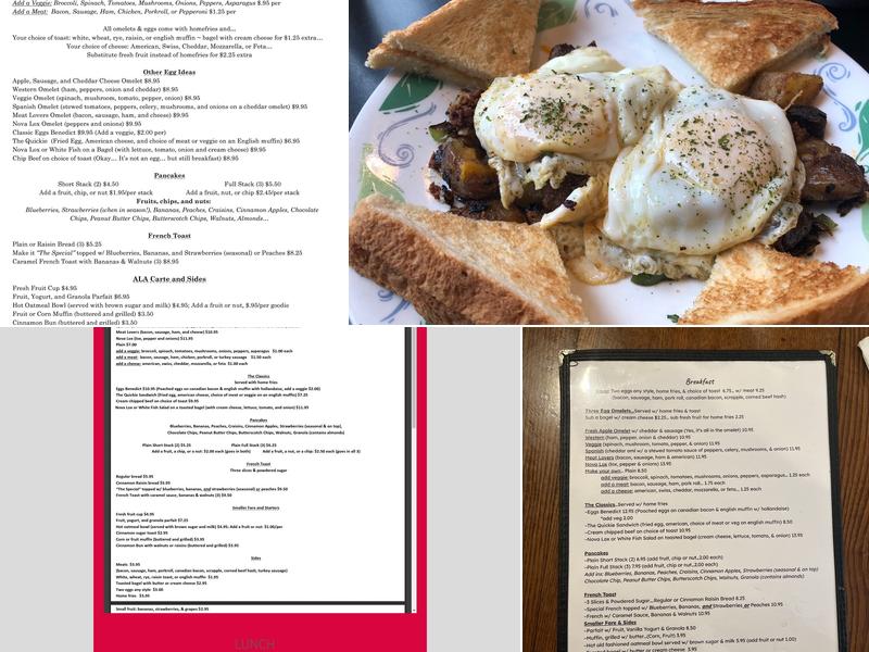 Pat's Colonial Kitchen Menu