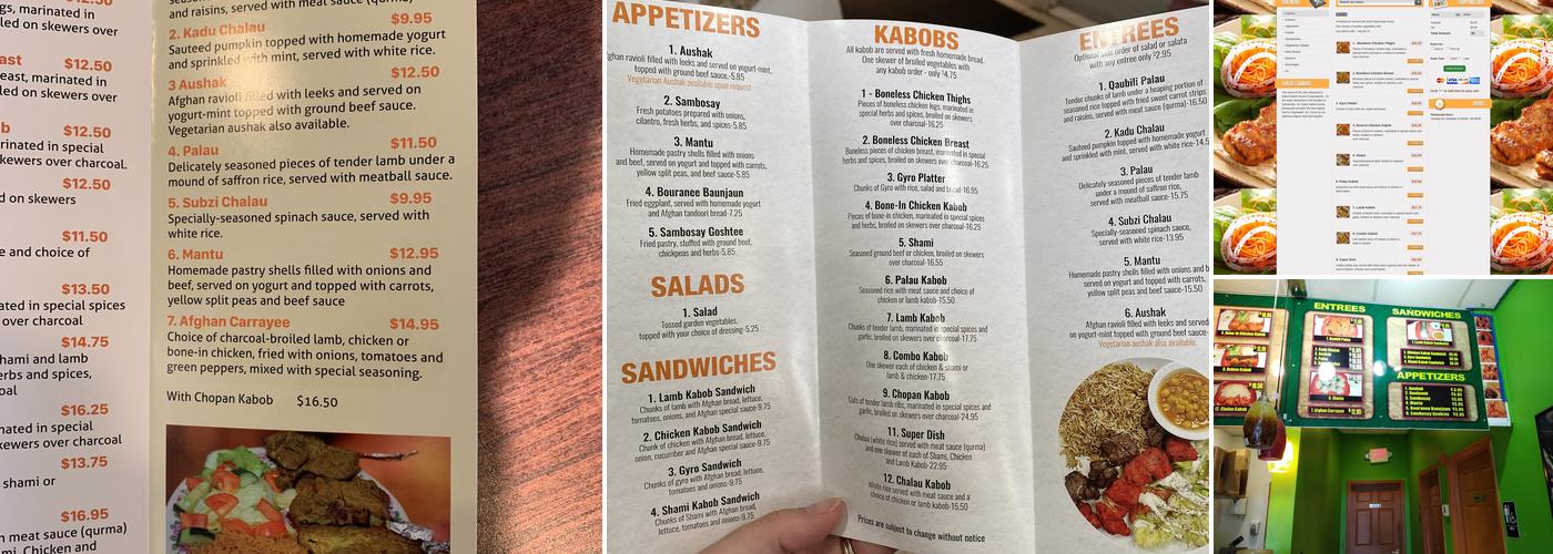 K Kabob House Menu