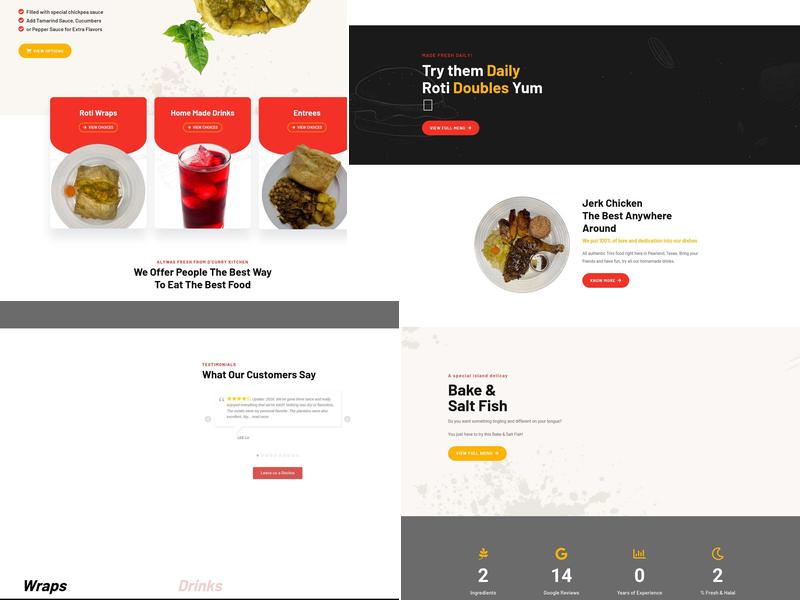 D' Caribbean Curry Spot Cuisine Menu