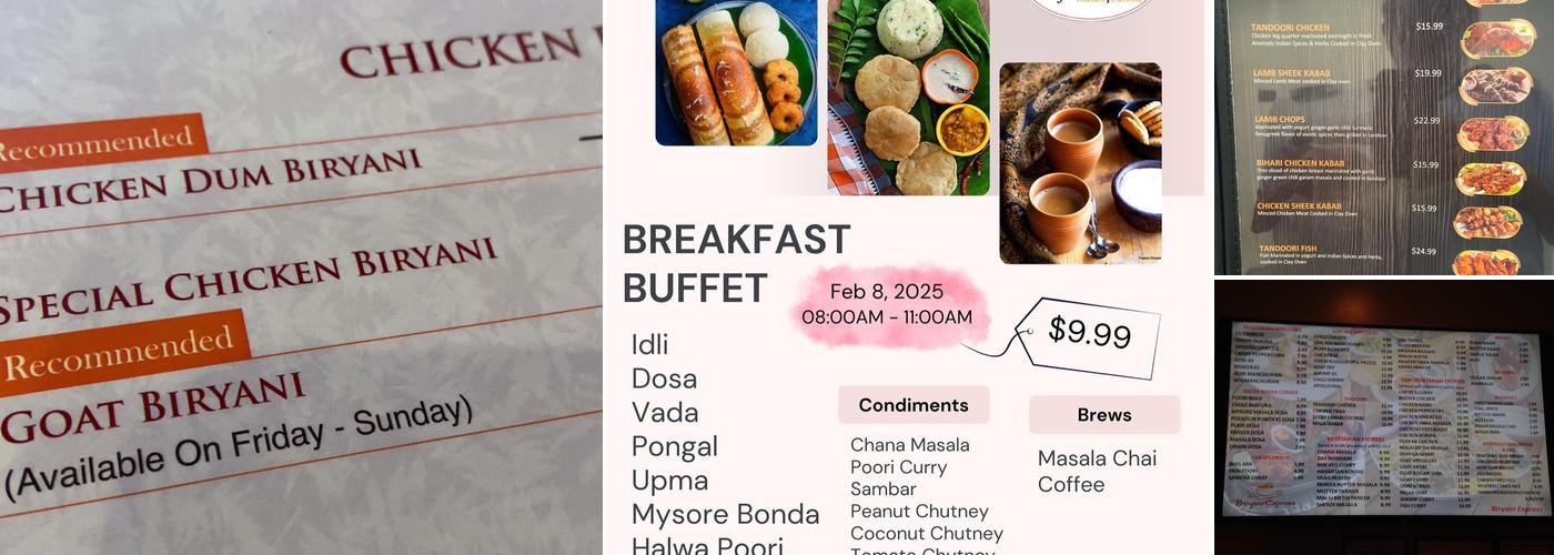 Biryani Express Menu