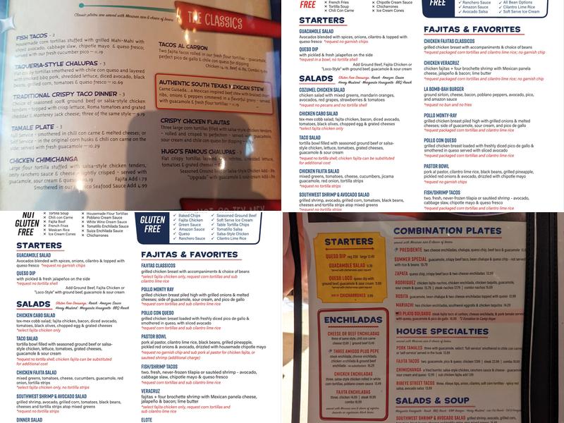 Gringo’s Mexican Kitchen {The Original} Menu