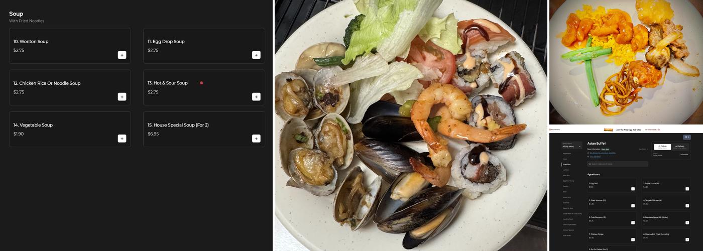 Asian Buffet Menu