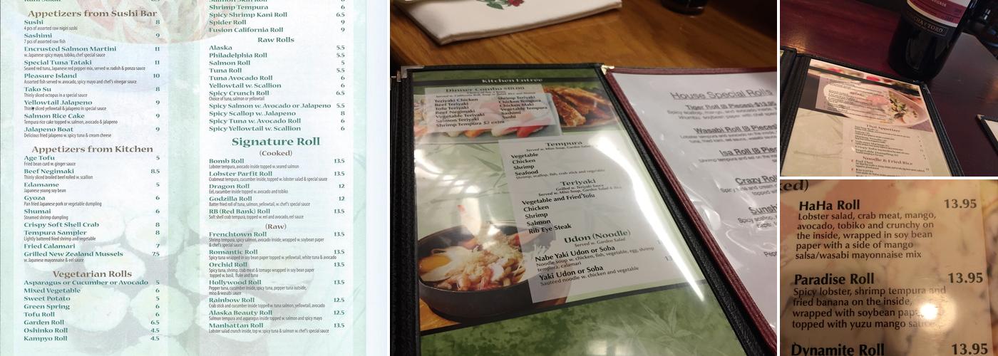 Bamboo House Menu