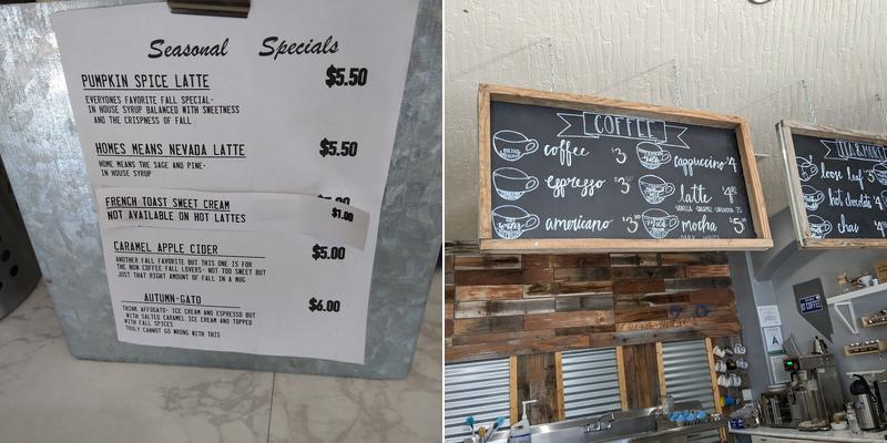 DST Coffee Menu