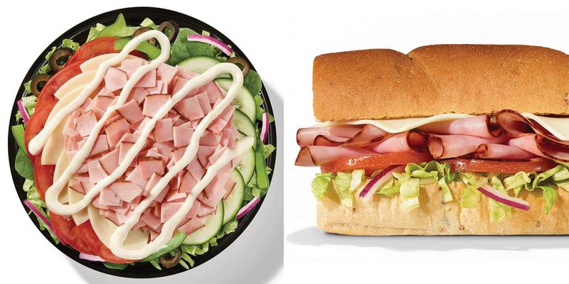 Subway Menu
