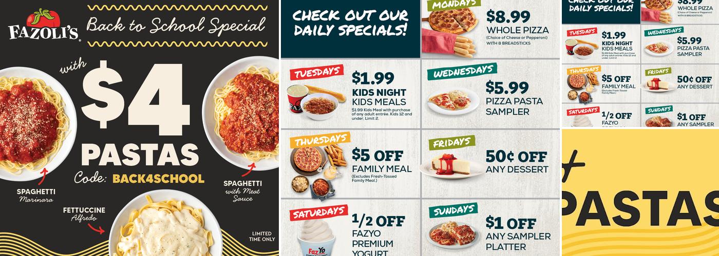 Fazoli's Menu