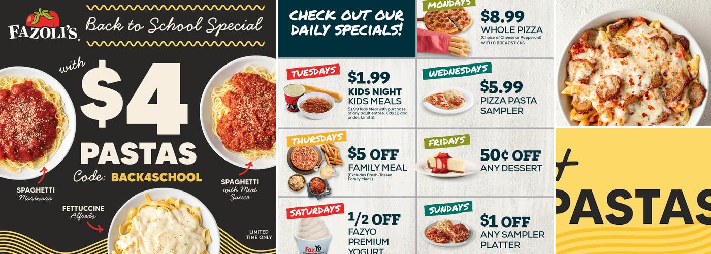 Fazoli's Menu