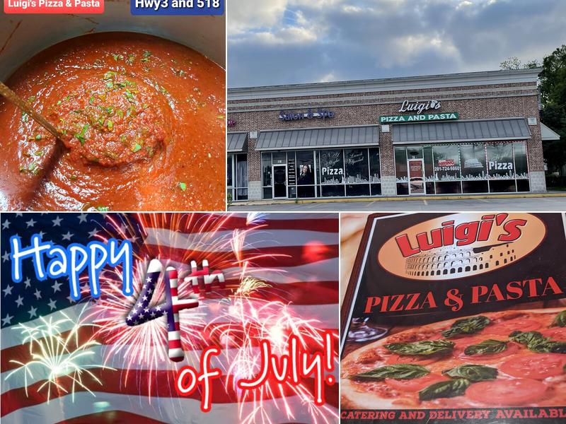 Luigi's pizza and pasta 210 State Hwy 3 South, League City