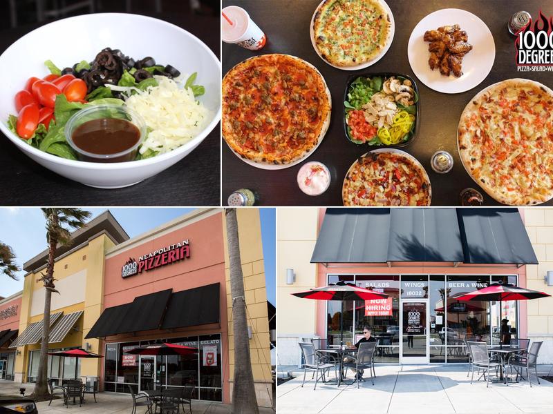 1000 Degrees Pizza Salad Wings