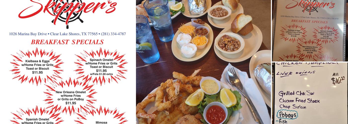 Skipper's Cafe Menu