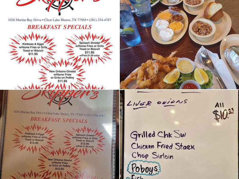 Skipper's Cafe Menu