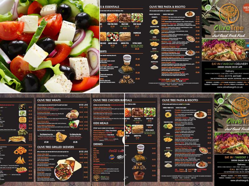 Olive Tree Menu