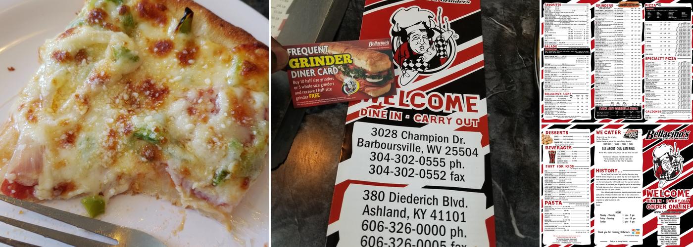 Bellacino's Pizza & Grinders Menu