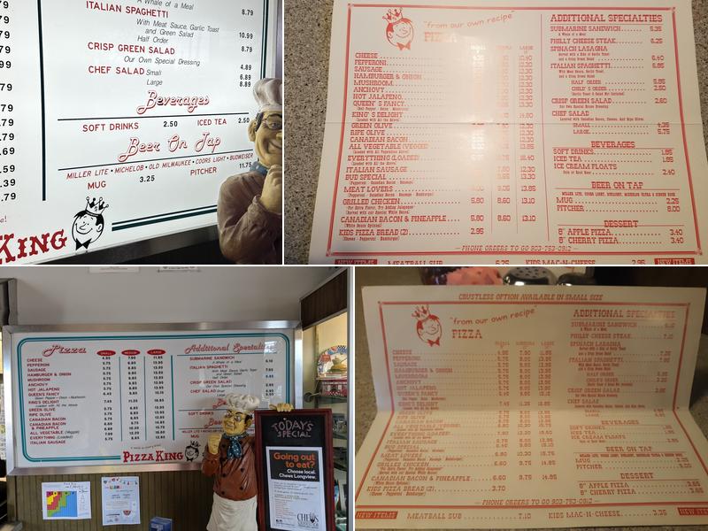 Pizza King Menu