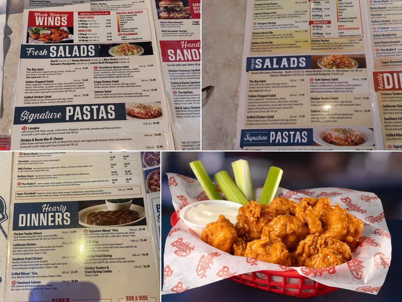 Bubba's 33 Menu