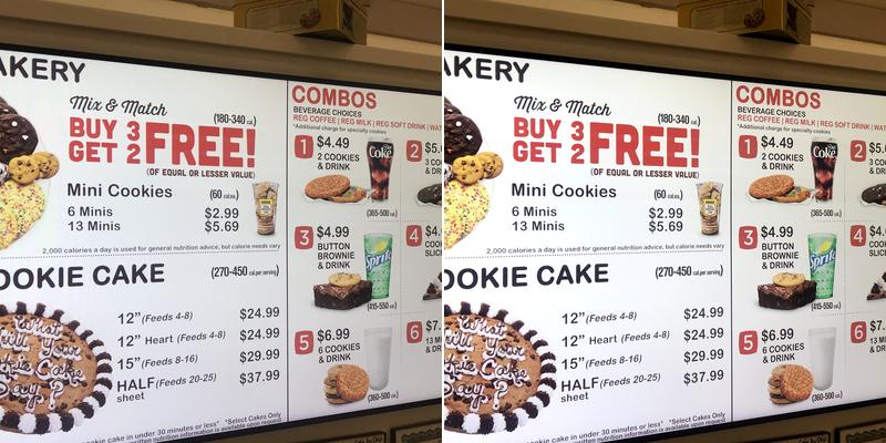 Nestlé Tollhouse Café by Chip Menu