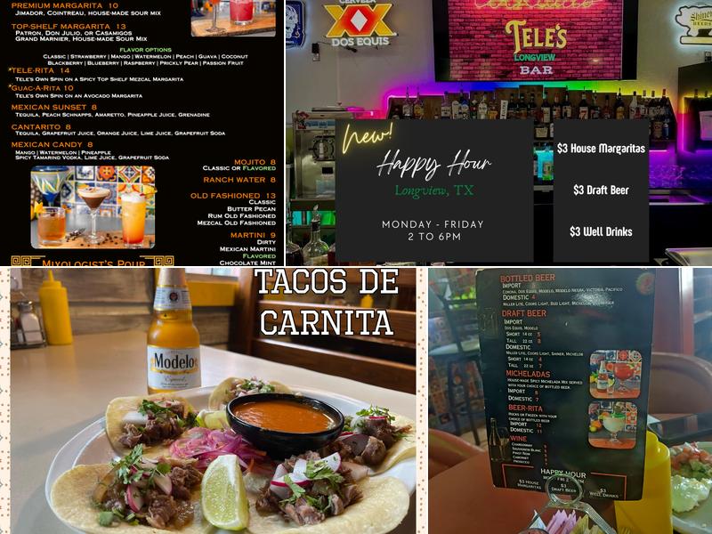 Tele's Longview Menu