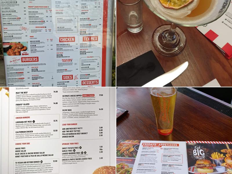 TGI Fridays - Croydon Menu
