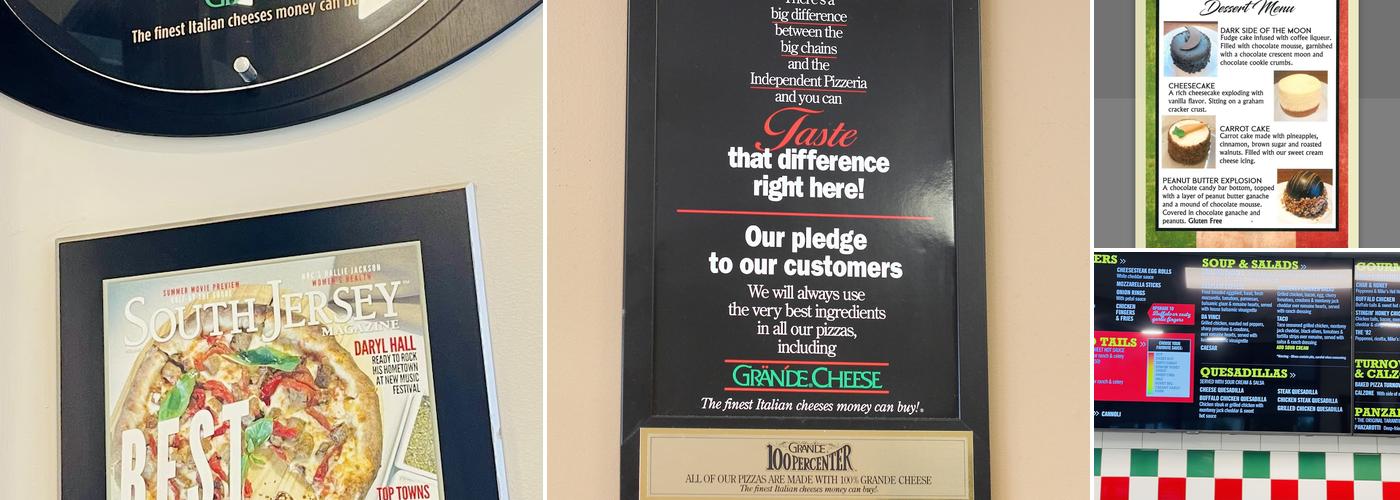 Angelo’s Pizza Menu