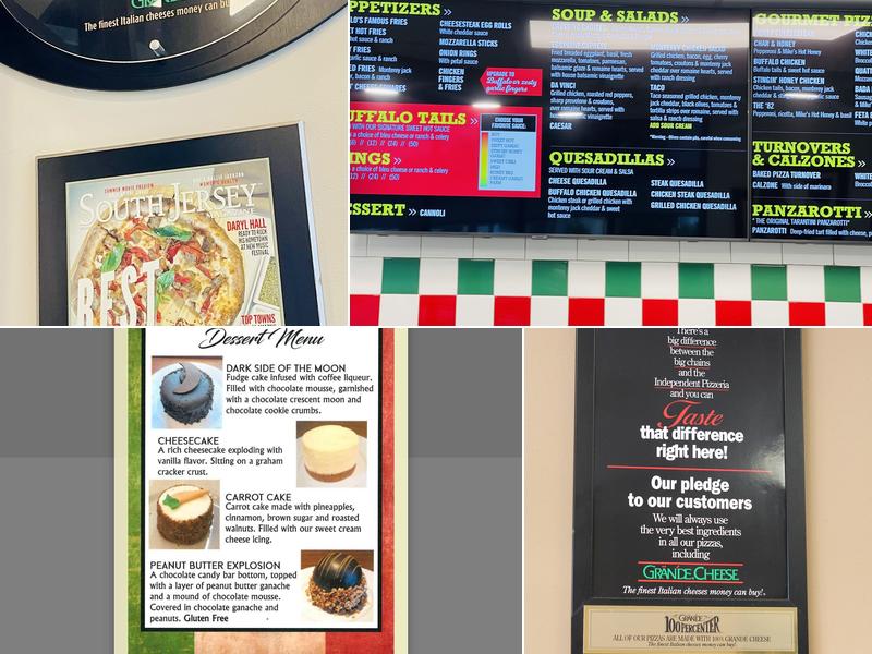 Angelo’s Pizza Menu
