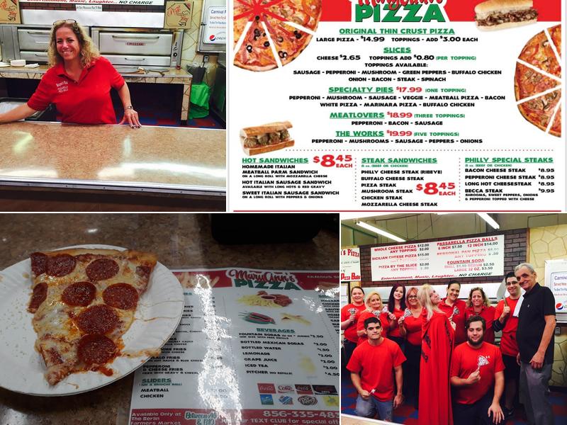 MaryAnn's Pizza Menu