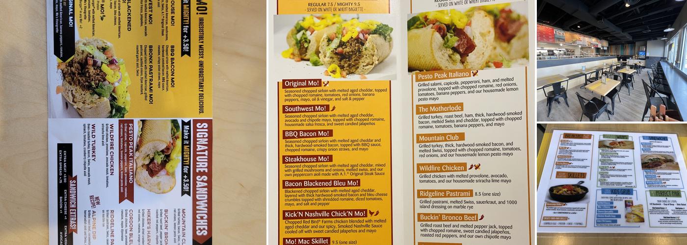 Smiling Moose Menu