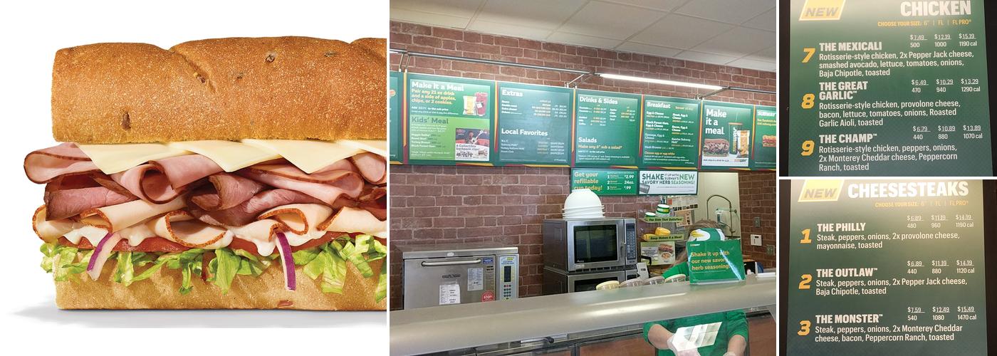 Subway Menu