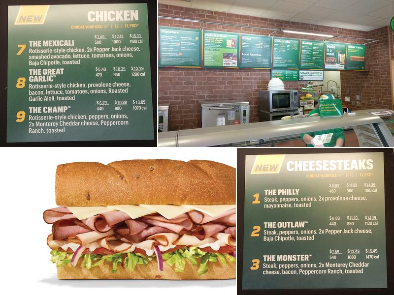 Subway Menu