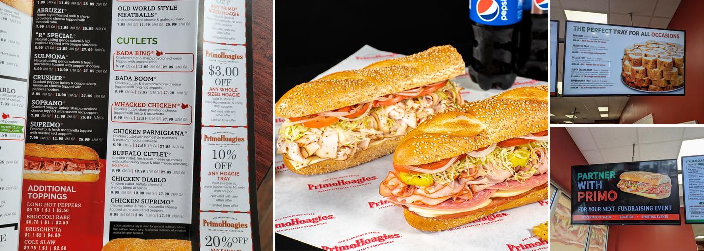 PrimoHoagies Menu