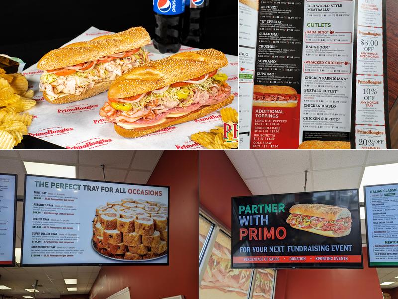 PrimoHoagies Menu