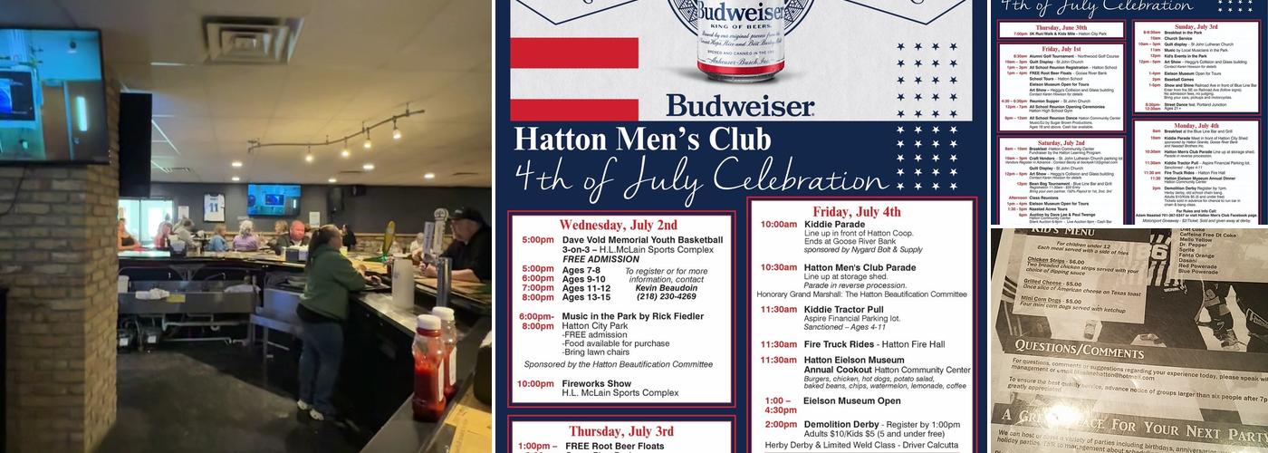 Blue Line Bar and Grill Menu