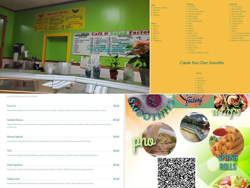 Cafe Salad Works Menu