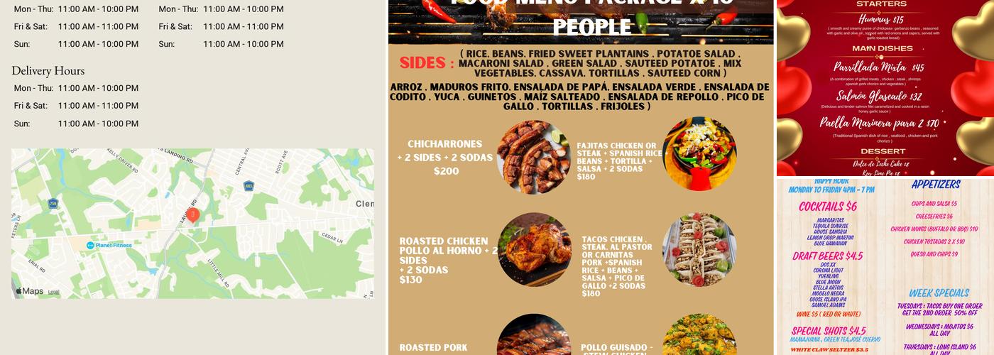 Don Tequila Bar and Restaurant NJ Menu