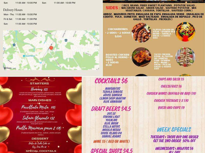 Don Tequila Bar and Restaurant NJ Menu