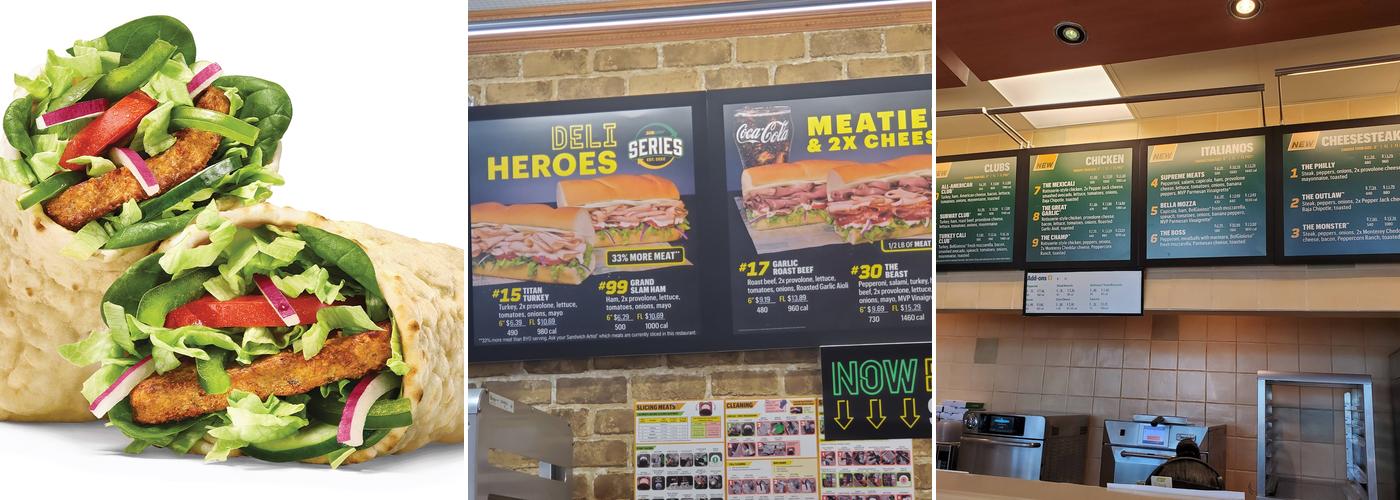 Subway Menu