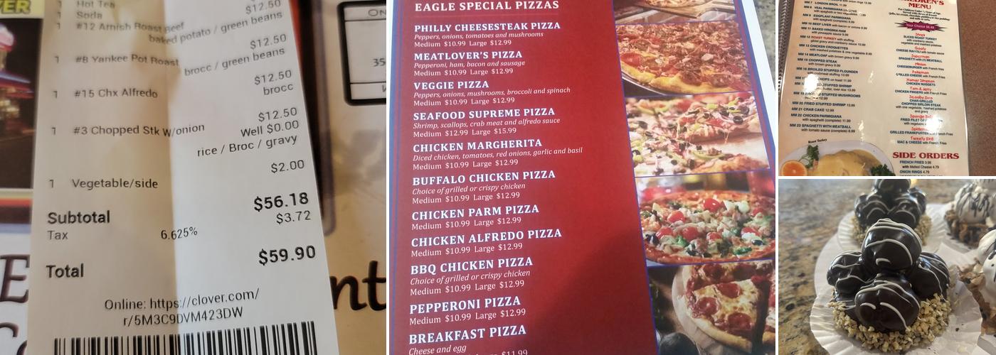 Eagle Diner Menu