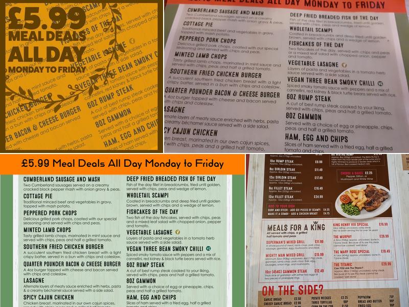 The Man At Arms Menu