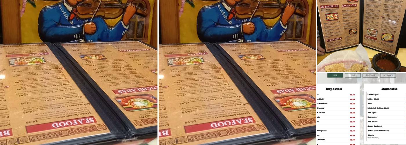 Las Ranitas Mexican Restaurant Menu