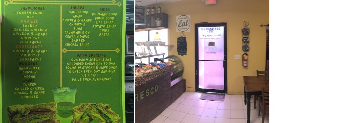 Fresco Green Deli Menu