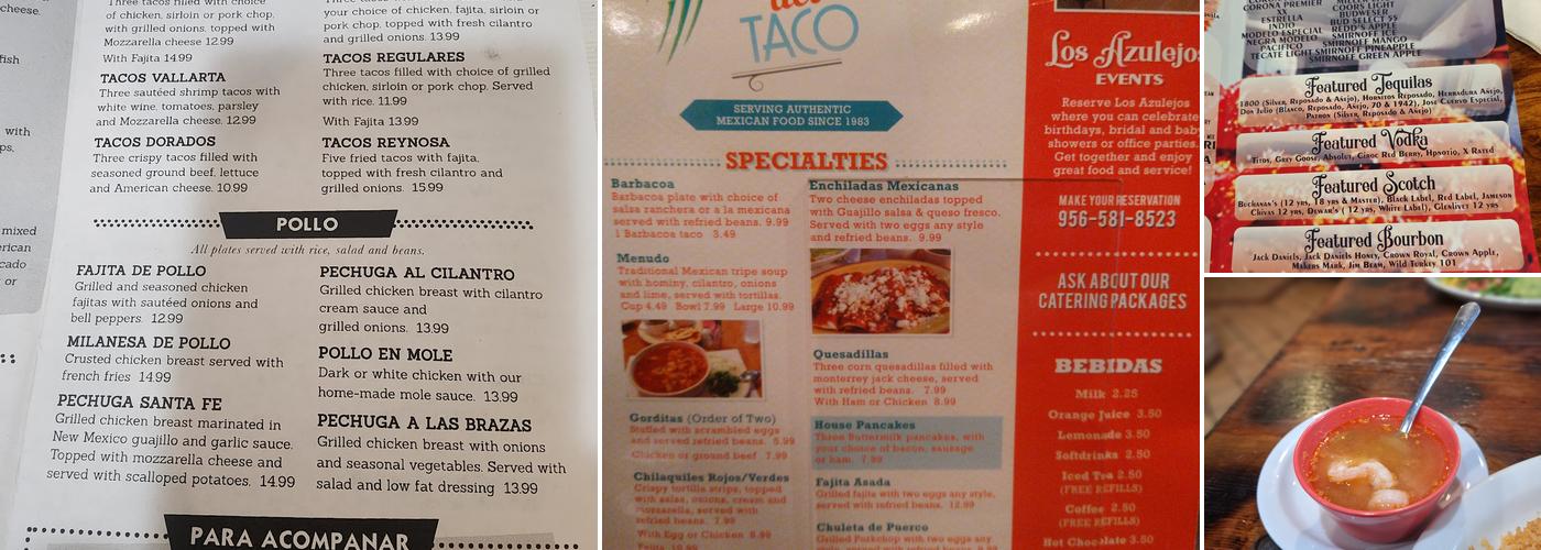 Casa Del Taco Menu