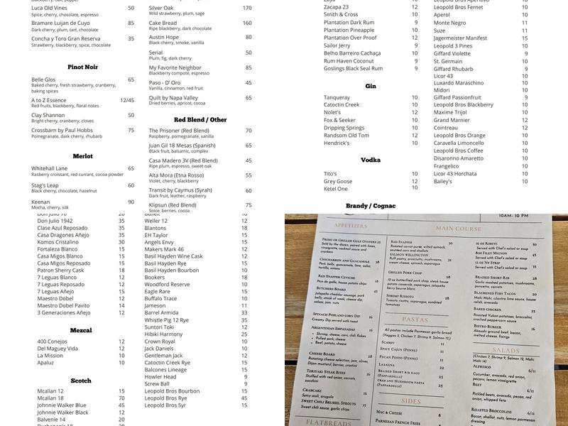 The Loretto at Mission Menu