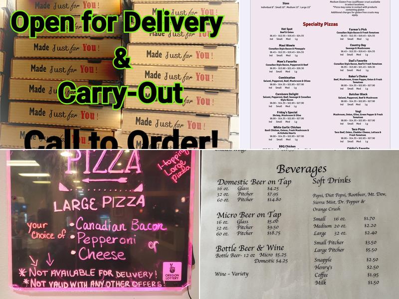 Ciddici's Pizza Southside Menu