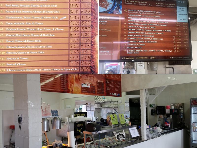 Burritos Alinstante Menu