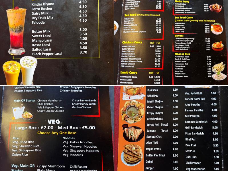 Kitchen 26 Family Bar and Restaurant Menu